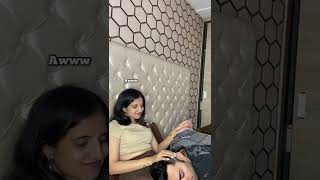 Laying in her lap ? ytshorts youtubeshorts couple pranks funny cute romantic kiss