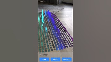 Augmented Reality Audio Visualizer using ARKit Swift
