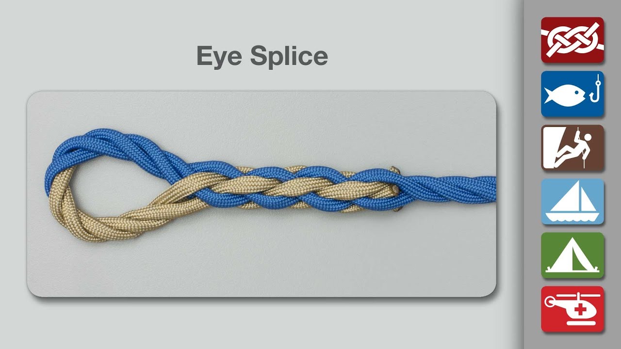 Eye Splice  How to tie a Eye Splice using Step-by-Step Animations