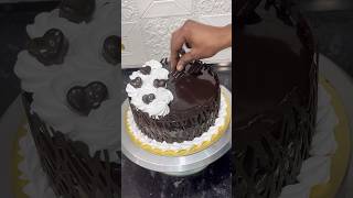 Beautiful Chocolate Heart Cake Design | Luxury Cake Decoration Tutorial #viralreels #youtube