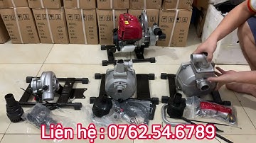 Báo giá ba mẫu sên bơm mini gắn động cơ cắt cỏ thành máy bơm xăng hoàn chỉnh …