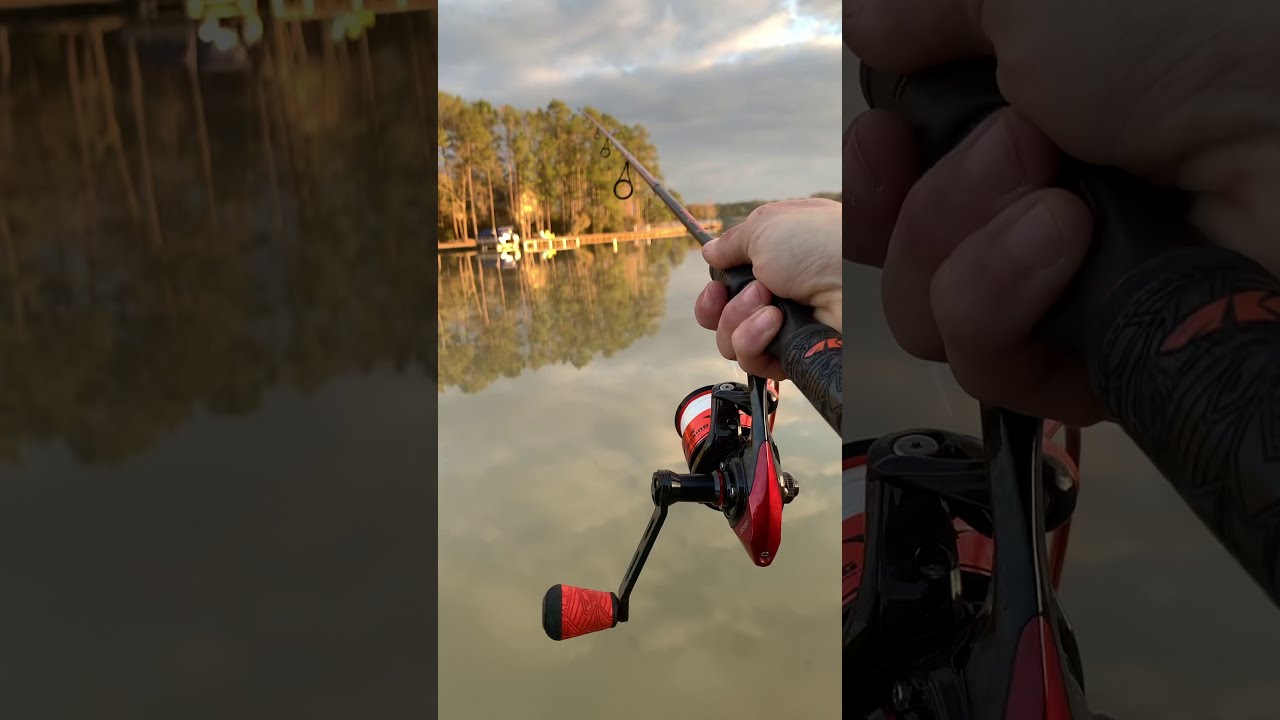 Casting WORLDS FASTEST SPINNING REEL #shorts - KastKing SPEED