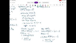 Solve for x Given Surd Equations (Equations with square roots) | Algebra
