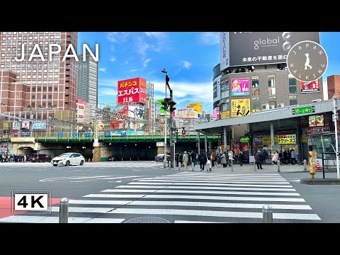 Tokyo, اليابان | محطة Shinjuku | جولة مشي 4K