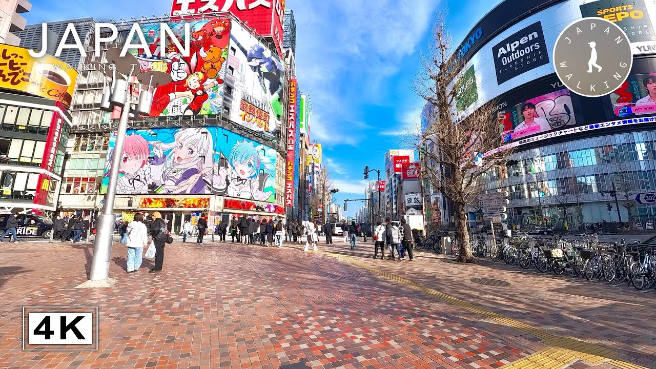 Tokyo Japan | Shinjuku City Walking Tour【4K | 60fps】
