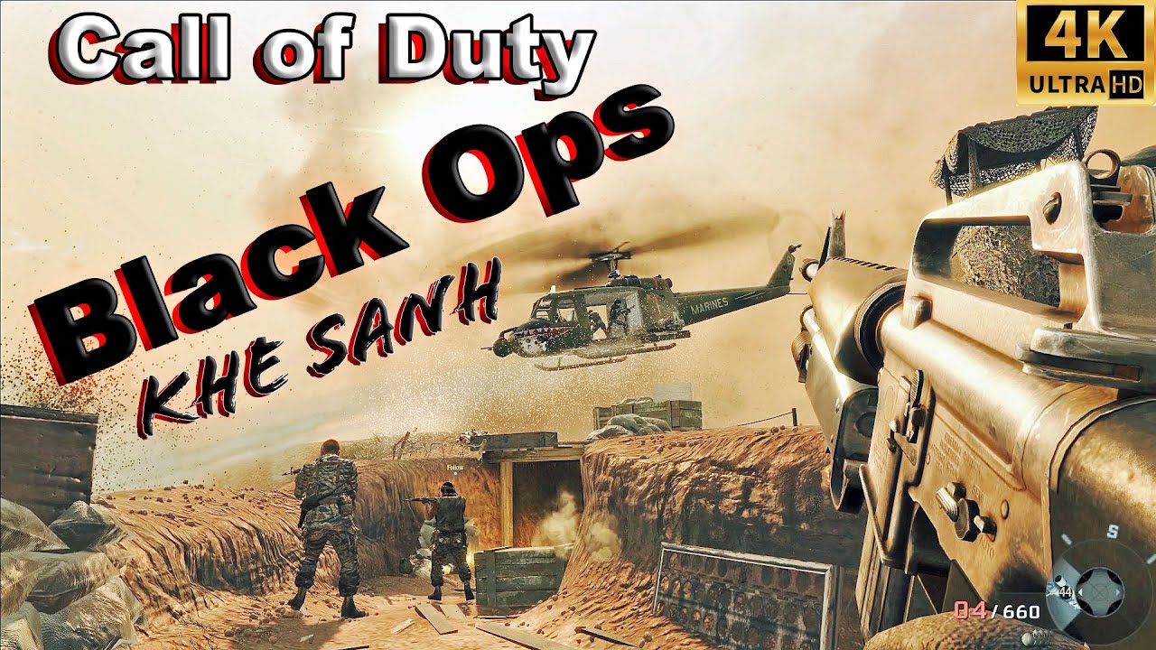 Black Ops Call of Duty Vietnam, Khe Sanh 4K Ultra High Definition