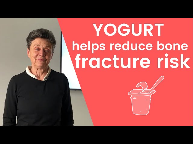 Yogurt helps reduce bone fracture risk class=