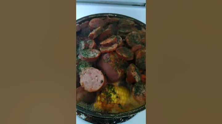 SEAFOOD Boil Lobster Tail and Sausages