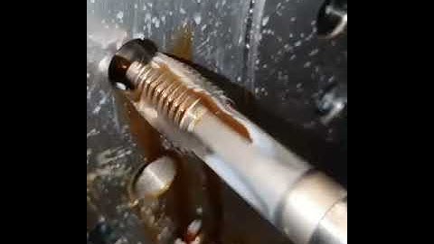 Tap threading using CNC machine | Thread tapping tool