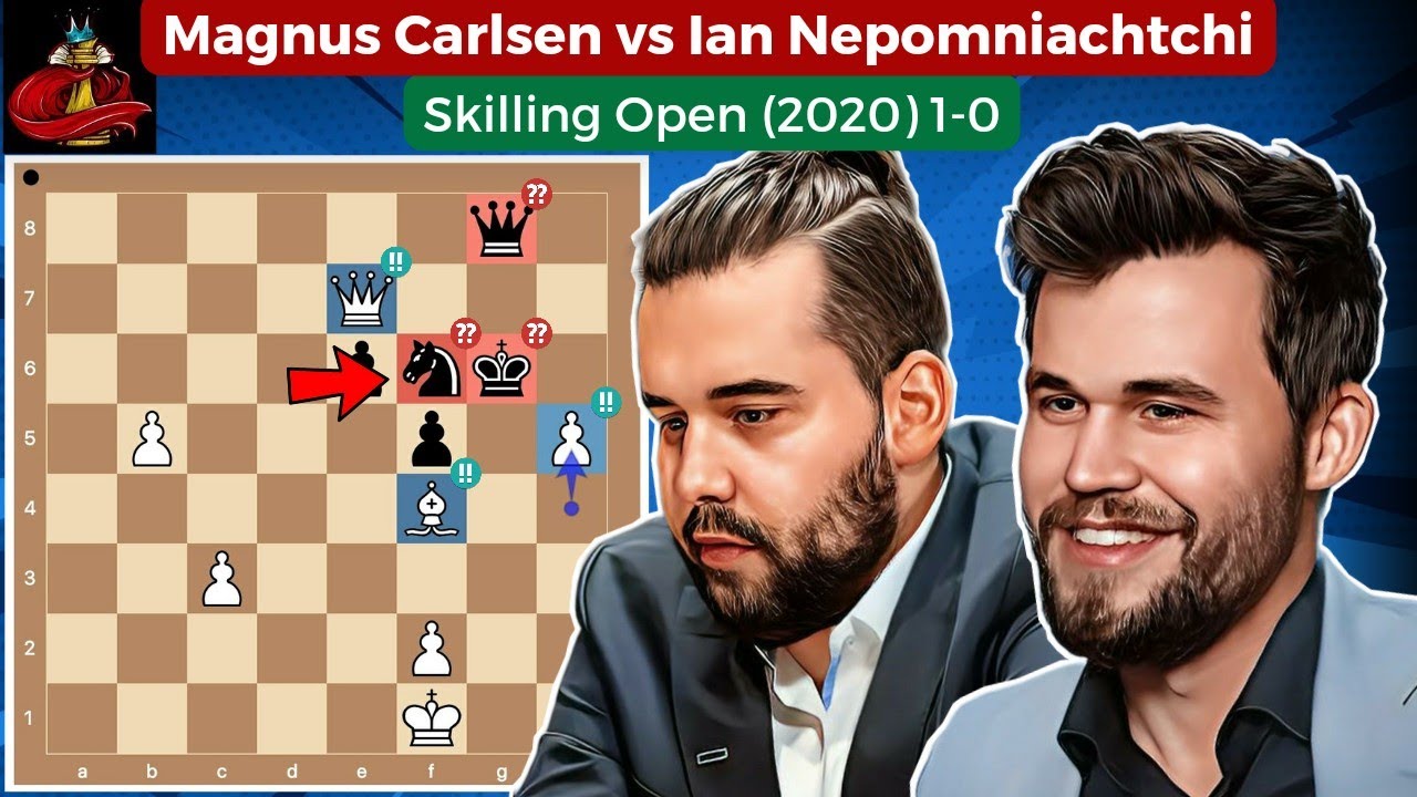 Anish Giri vs Magnus Carlsen • Skilling Open (2020) 