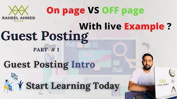 What is guest posting ? example of guest post part 1 by Raheel Ahmad | RAD Studio Official
