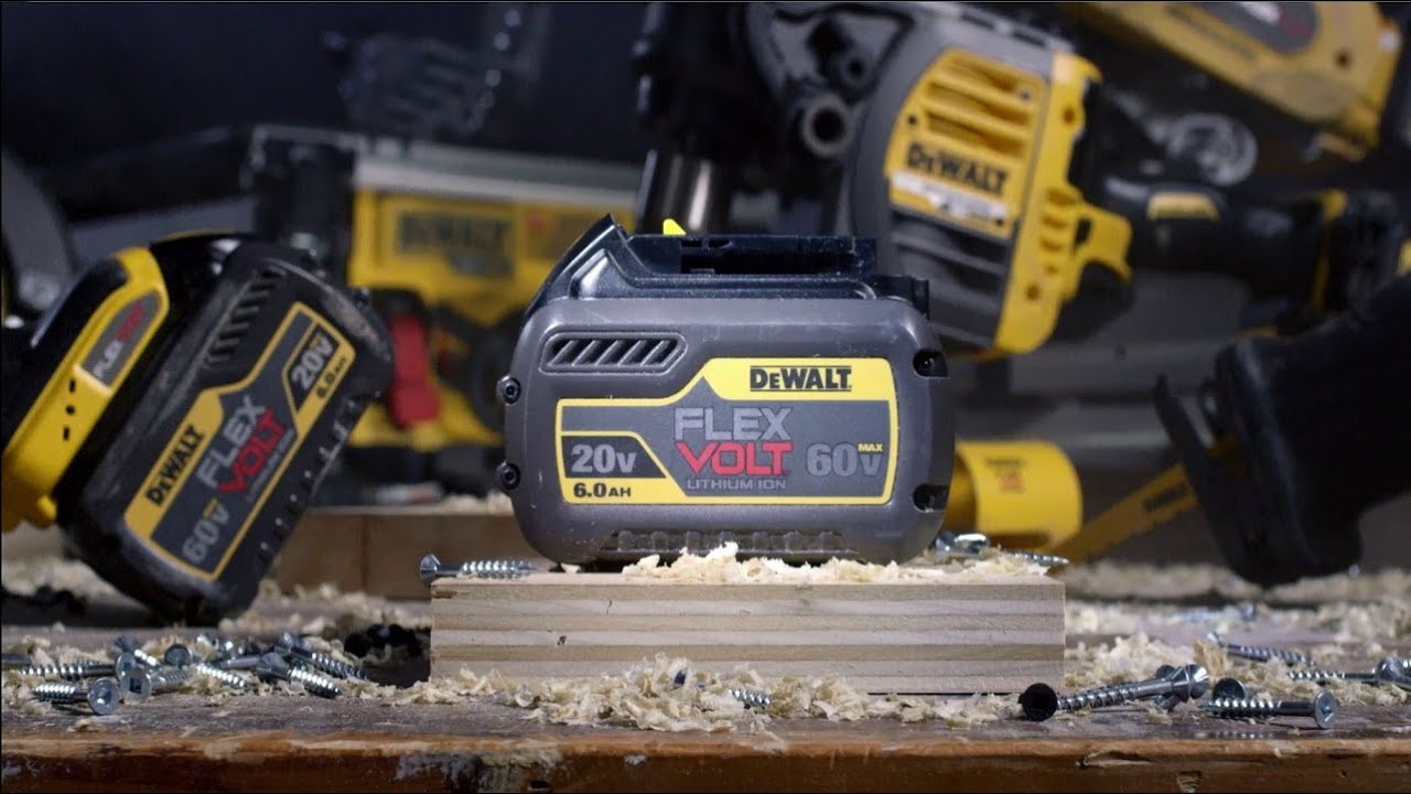 DeWALT DCB606 FLEXVOLT 20/60V MAX* BATTERY, 6.0AH D&B Supply