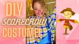 LAST MINUTE: DIY SCARECROW COSTUME✨🌟🍂 #MYLIFEMYMUSIC #scarecrow #lastminute #halloweencostume