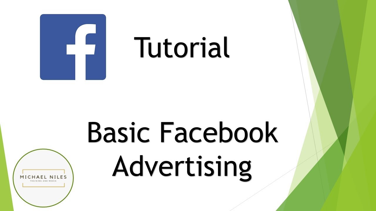 Creating Basic Facebook Adverts - YouTube