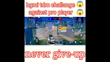 Bgmi tdm challange 1vs1 against pro player | #shorts