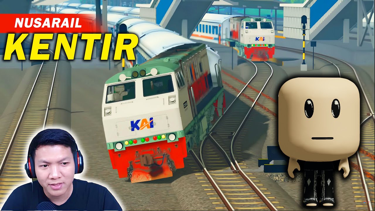 KERETA ANJLOK DI WESEL | NUSARAIL CORE | MEME TIDAK LUCU MAIN GAME ROBLOX KERETA