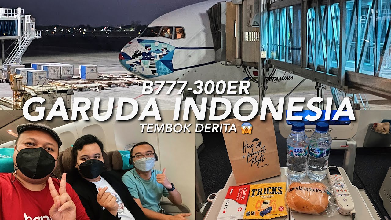 Garuda Indonesia B777-300ER Sebelum dikembalikan ke Lessor! GA417 Bali - Jakarta (NO BGM)