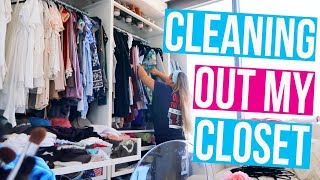 CLEANING OUT MY CLOSET!!