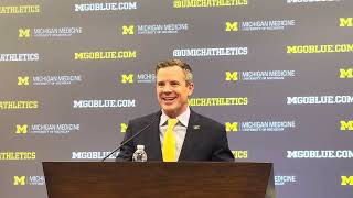 Dusty May's opening statement at Michigan