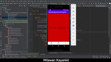 BottomNavigationView And Fragment