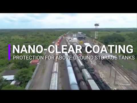 Industrial Solutions USA's Nano-Clear Industrial Coating Implemented by Ferrosur Railroad to Prevent Corrosion and UV Degradation on Storage Tanks