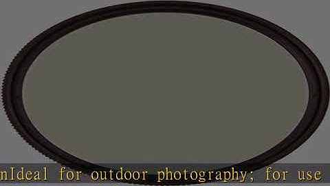 Amazon Basics Circular Polarizer Camera Lens Filter - 58 mm