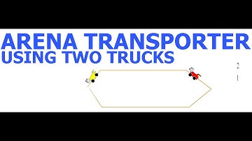 Arena Transporter using two trucks