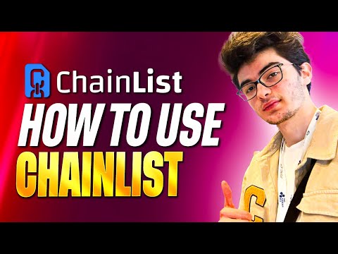 HOW TO USE CHAINLIST | ADD NETWORKS