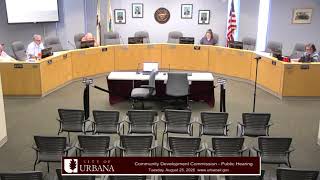 Community Development Commission - Public Hearing - Tuesday, August 25, 2026
