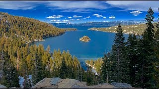 Driving around Emerald Bay - Lake Tahoe, California