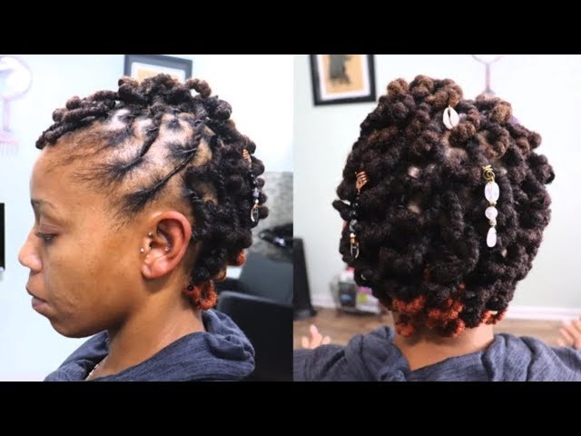 Holiday Hair 😍🦃 another pipe cleaner curls tutorial cus I love my ha, Short Loc Hairstyles