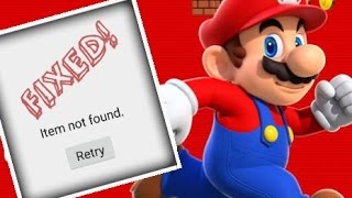 Super Mario Run "Item Not Found" Error Fixed | Super Mario Run Android Apk screenshot 5