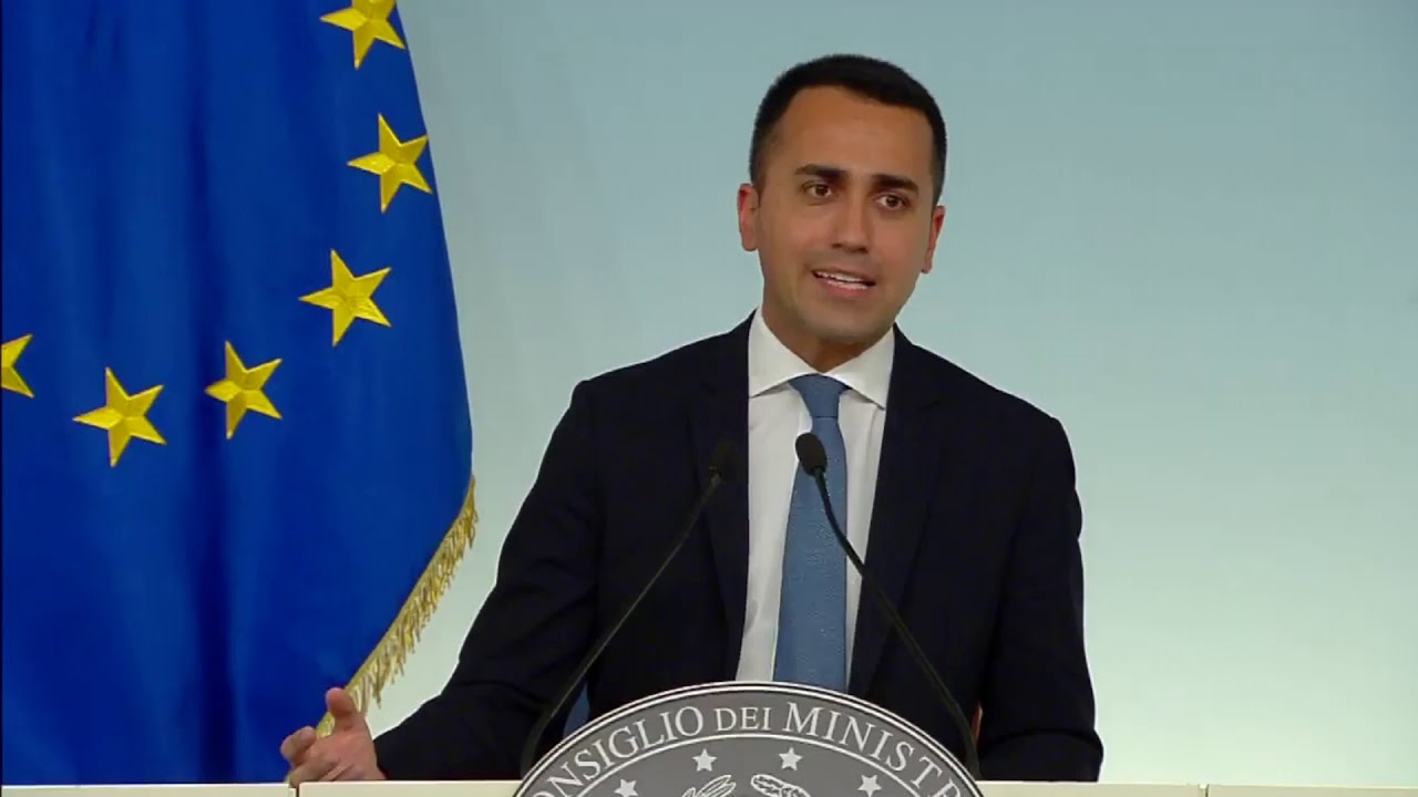Luigi Di Maio - conferenza stampa 8 03 2019