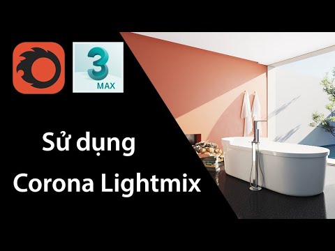 Sử dụng Corona lightmix trong corona 3ds Max - YouTube