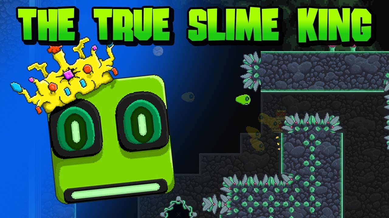 True Slime King Gameplay - Hardcore Puzzle Platformer (Early