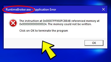 Fix: Runtimebroker.exe Error in Windows 10