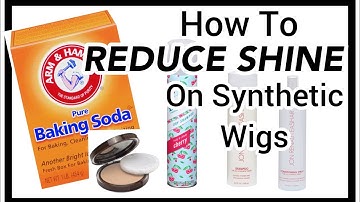 HOW to REDUCE SHINE on SYNTHETIC WIGS! | DEMO of BAKING SODA BATH! | TAZS Wig Tips!