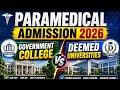 🔥 Government vs Private Paramedical 2026 – Which is BEST? (Shocking Truth!) | Vjalerts 