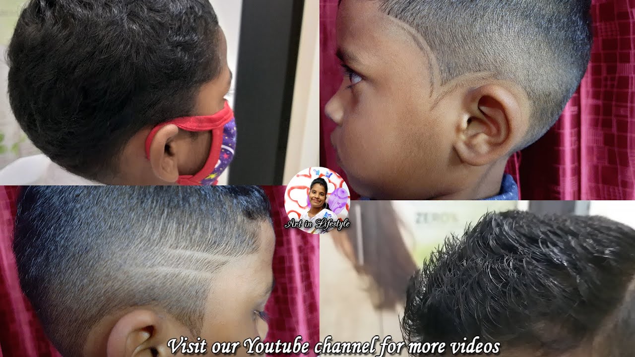 boy hairstyles | hair cutting #Stylish Haircut for Kids - YouTube