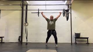 Behind-the-Neck Snatch Grip Split Jerks