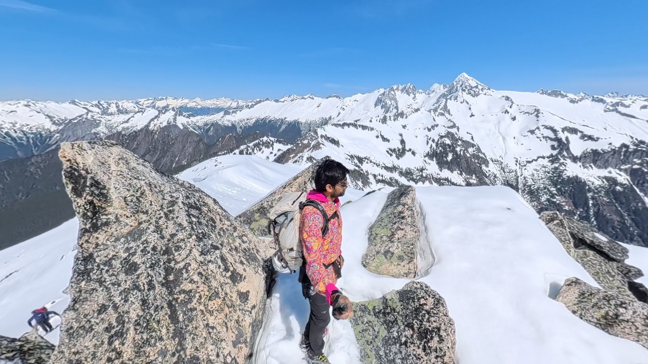 Summiting A Remote Peak In The North Cascades In Winter Smoot 