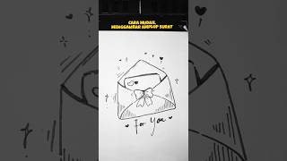 CARA MUDAH MENGGAMBAR AMPLOP SURAT #art #gambar #belajargambar #drawing #gambarlucu #poems #shorts