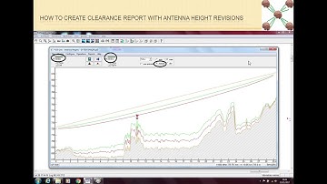 Path Loss 5 - How to create Clearance Report with Antenna Height revisions