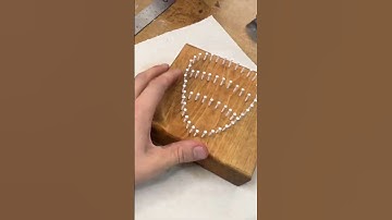 Halloween 🎃🎃 String Art  #halloween #halloweendiy #diy #artandcraft #woodworking #stringart