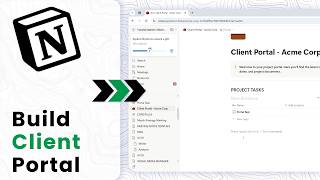 How to Create a Client Portal in Notion (Professional Page Sharing)