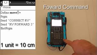 TI rover moves forward 3 units (30cm)