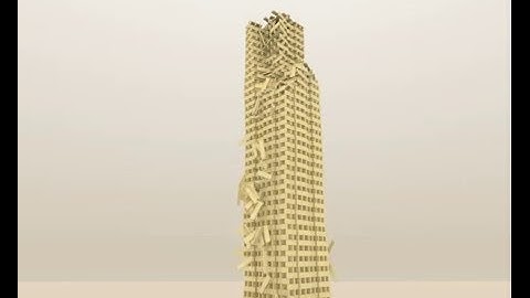 Blender 3D Physics - Highrise Demolition