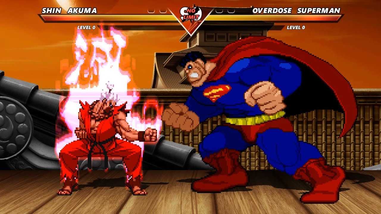 SHIN AKUMA vs OVERDOSE SUPERMAN - The highest level of exciting fight !