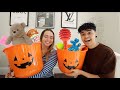 SURPRISING OUR DOGS WITH SPOOKY BASKETS!