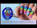 Chain Pulling Nails | Neon Vibes Nail Design